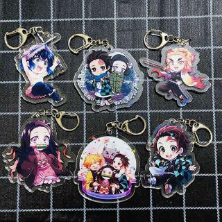 Móc Khóa Hình Nhân Vật Anime Demon Slayer Kimetsu no Yaiba Kamado Tanjirou Nezuko Agatsuma Zenitsu Rengoku Kyoujurou
