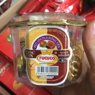Combo 1 thùng sôcla đồng tiền Fucuco 12 hộp date 12/2019