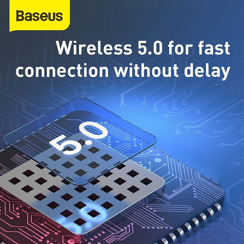 Tai Nghe Không Dây Baseus Encok A05 Bluetooth 5.0 Tiện Dụng Trên Ô Tô Xe Hơi Kèm Míc Pin Chờ Đến 15 Ngày