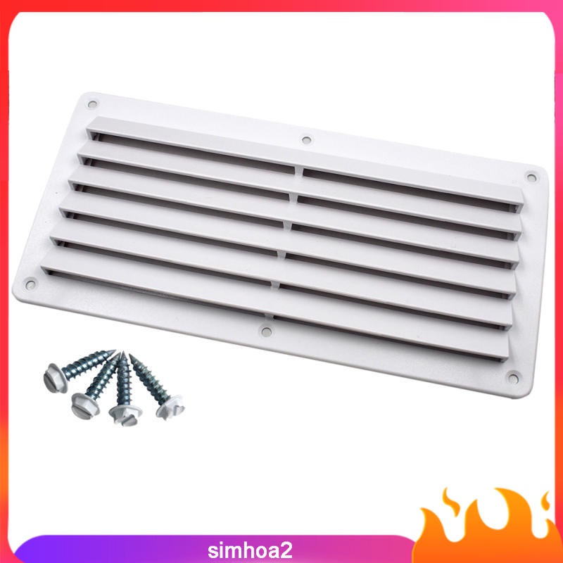Ống thông hơi hình chữ nhật bằng nhựa ABS cho tàu thuyền RV Marine - 260mm x 125mm | BigBuy360 - bigbuy360.vn