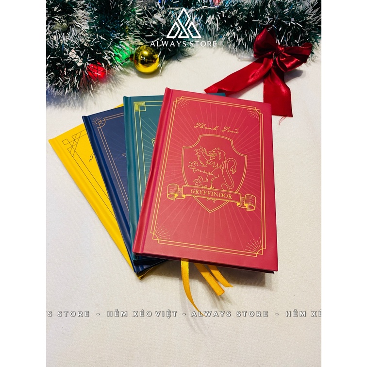 Sổ tay phong cách Harry Potter - Kích thước 13x20cm - Giấy vàng chống chói mắt- sản phẩm độc quyền ALWAYS