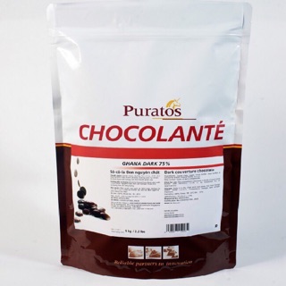 Socola puratos đen 75% 1kg
