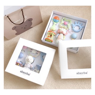 Set đồ chơi lục lạc / gặm nướu ABSORBA cho trẻ em MADE IN KOREA