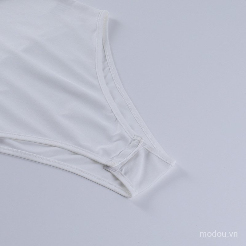 Bộ áo liền quần trễ vai dáng ôm thời trang cho bạn gái