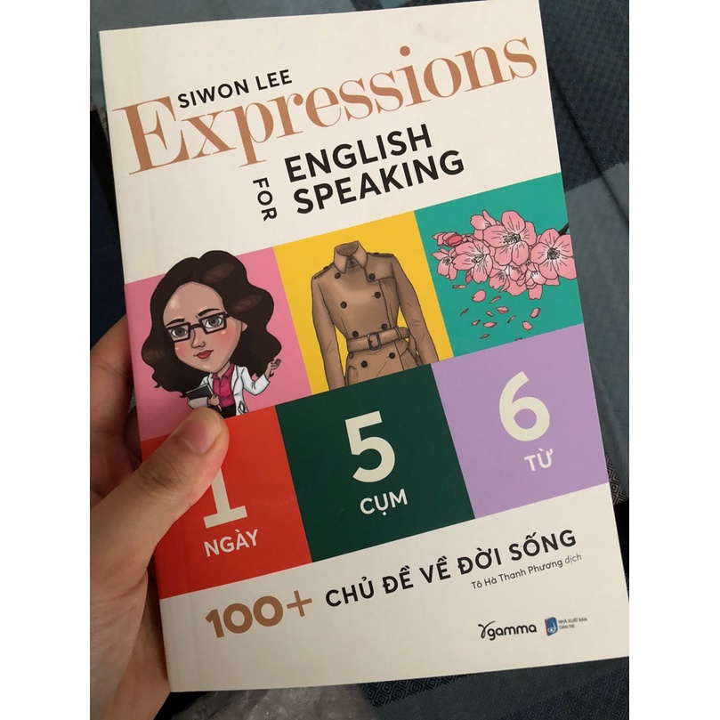 Sách - Expressions For English Speaking - 1 Ngày 5 Cụm 6 Từ - Cuốn Sách Làm Giàu Vốn Từ Vựng Tiếng Anh | BigBuy360 - bigbuy360.vn