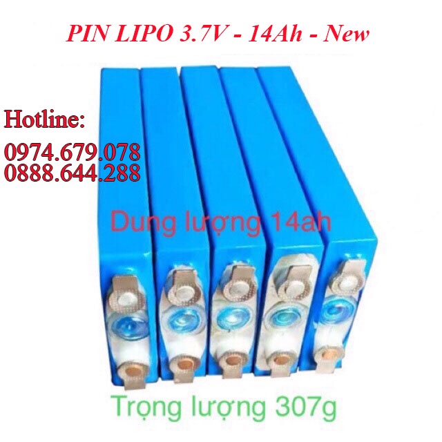 Pin Lipo 3,7V14Ah Dòng xả cao