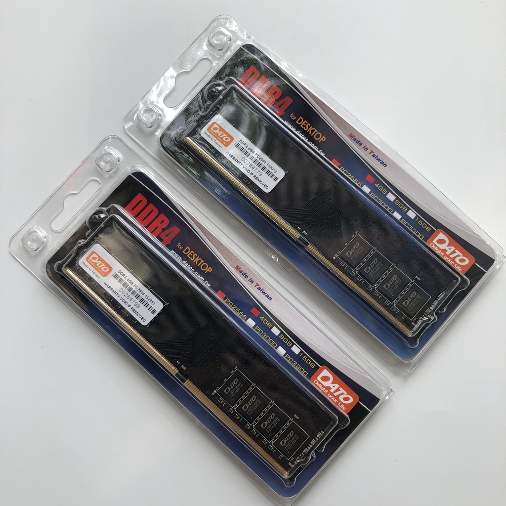 Bộ nhớ trong máy tính để bàn Ram Dato 4GB DDR4 bus 2666
