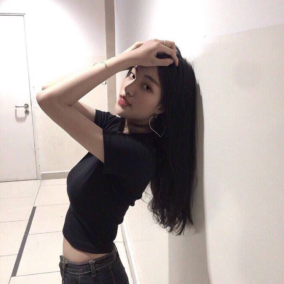 Áo thun croptop ngắn tay trẻ trung phong cách [ ảnh thật ]