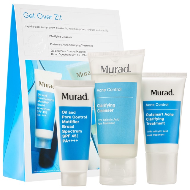 💙 SET TRỊ MỤN MURAD GET OVER ZIT 💙