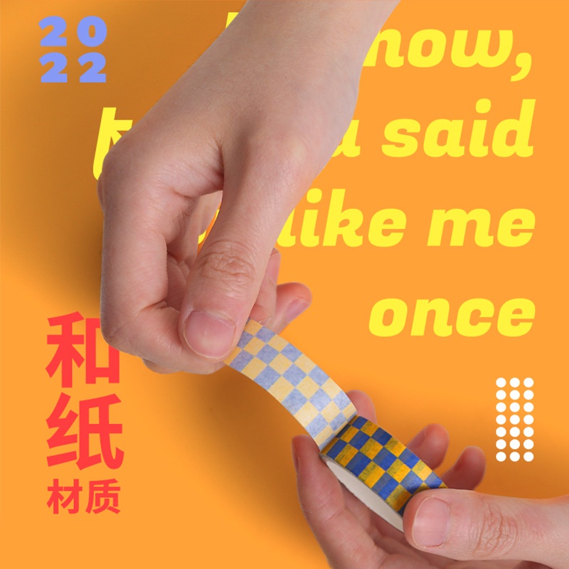 1 Cuộn Băng Keo Nhiều Màu Sắc Tự Nhiên Trang Trí Sổ Tay Sáng Tạo DIY