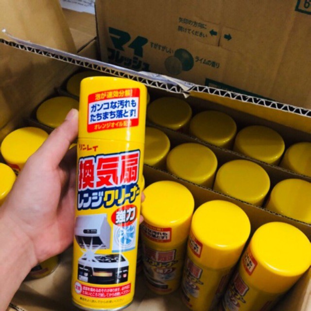 Chai xịt tẩy rửa mảng bám siêu năng Nhật  Bản Rinrei 330ml