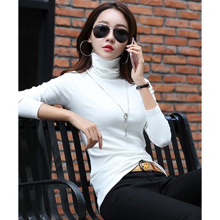 Áo thun cổ lọ tay dài