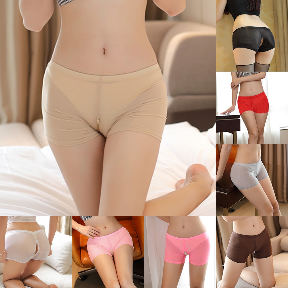 Quần Lót Lưng Vừa Hở Đáy Thoáng Khí Trong Suốt Quyến Rũ
