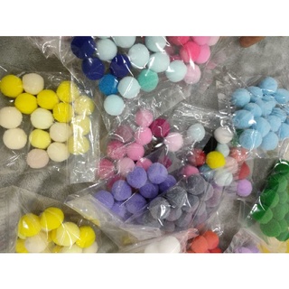 bom bom 2 cm ( pom pom )bông len mịn