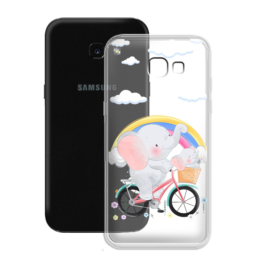 [FREESHIP ĐƠN 50K] Ốp lưng Samsung Galaxy A5 2017 / A520 in nổi họa tiết phong cảnh Paris - 01023 Silicone Dẻo