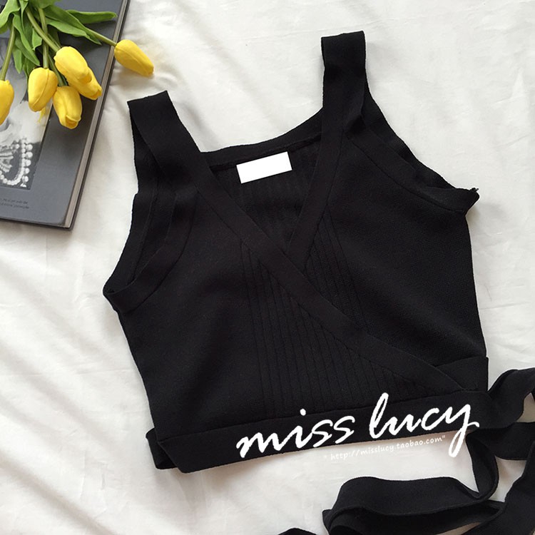 Áo Hai Dây Dáng Ôm Gợi Cảm Phong Cách Hàn Quốc | BigBuy360 - bigbuy360.vn