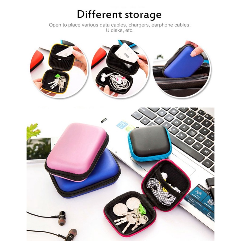 Tai Nghe Chụp Tai/Đồng Xu/Phím/Sạc Túi Usb Cáp Đồng Tiền Bảo Quản Tai Nghe Chụp Tai Túi Bảo Quản Bri