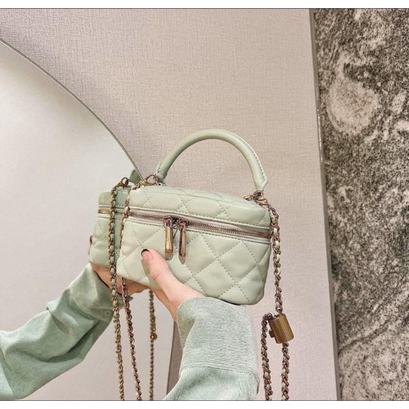 Túi cốp cnk da phồng sz 16 siêu xinh