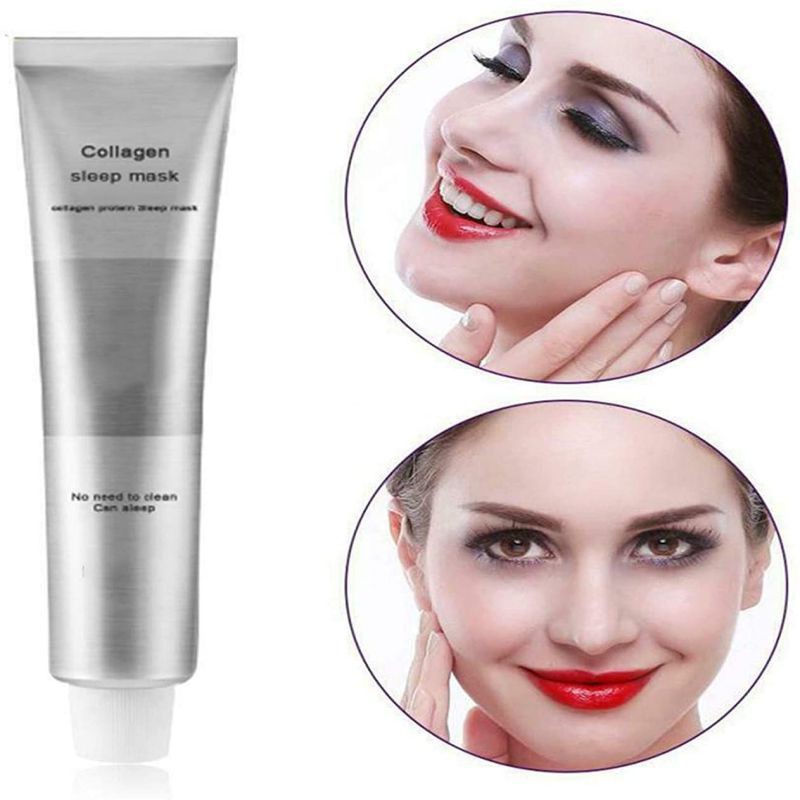 (Hàng Mới Về) Mặt Nạ Ngủ Collagen Dưỡng Ẩm Chống Nếp Nhăn Se Khít Lỗ Chân Lông Cải Thiện Da Khô 100g