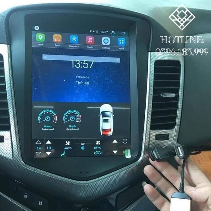 [Giảm giá]  Màn hình Tesla Android 12.4 inc cho Cruze/Lacetti 2008-2014 có Canbus hiển thị thông tin mới 2020