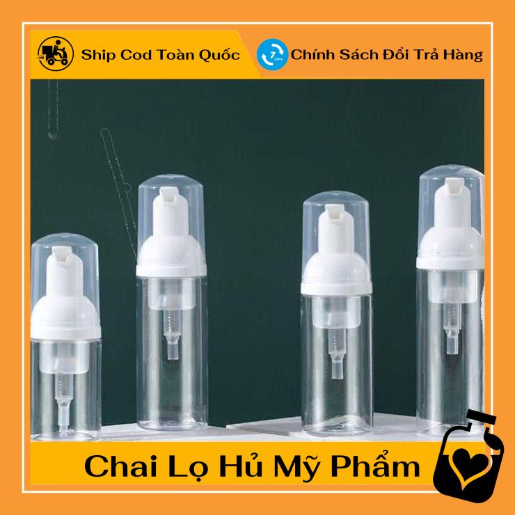 Chai Chiết Mĩ Phẩm ❤ Chai xịt giọt tạo bọt 50ml,30ml , chai lọ chiết mỹ phẩm , , phụ kiện du lịch