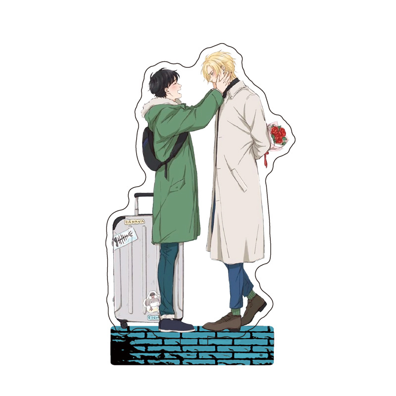 Mô hình đứng mô phỏng nhân vật anime Banana Fish Ash Lynx để bàn trưng bày trang trí