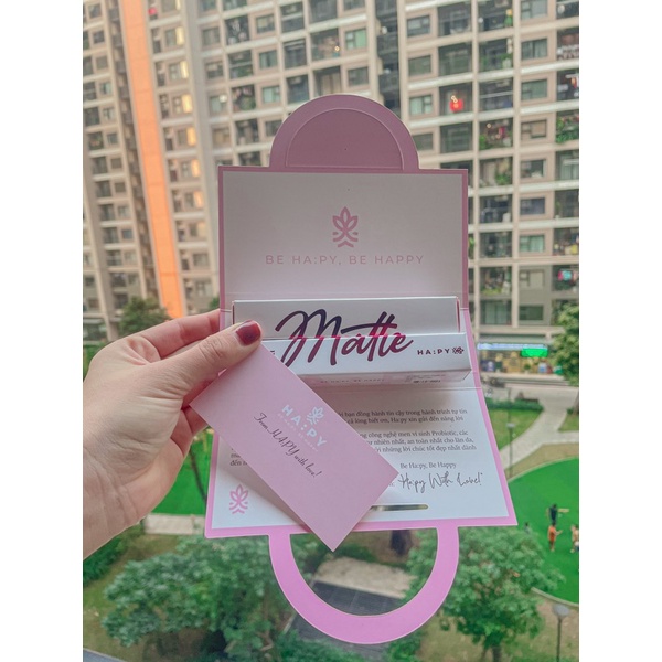 { MUA 1 TĂNG 1 }  Son Kem lì Happy Matte Lipcream | BigBuy360 - bigbuy360.vn