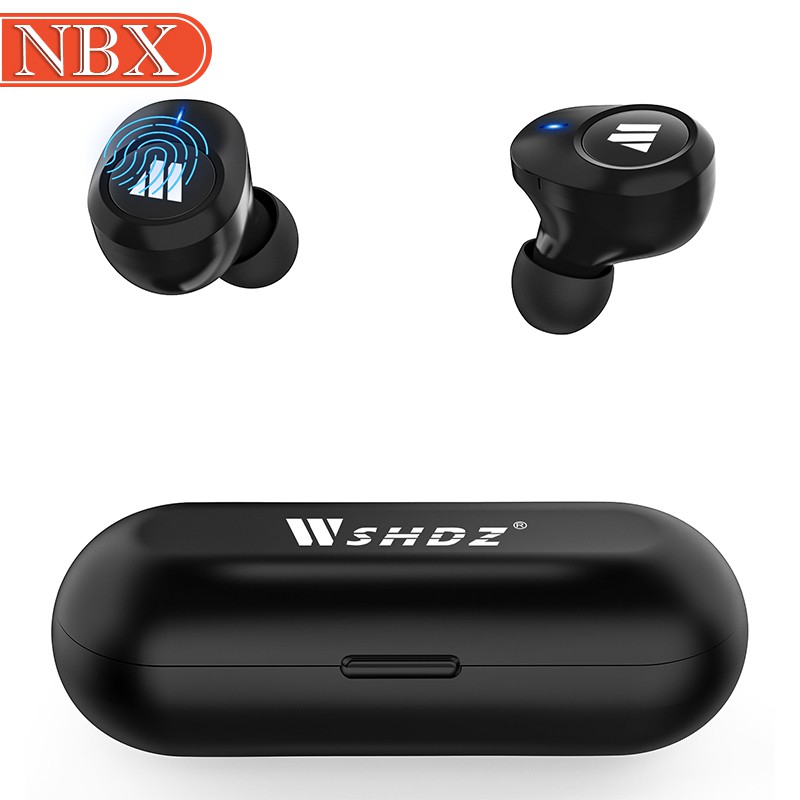 NBX S11 Wireless Bluetooth 5.1 Smart Touch Control TWS Stereo IPX6 Waterproof In-Ear Headphones with Built-in Microphone