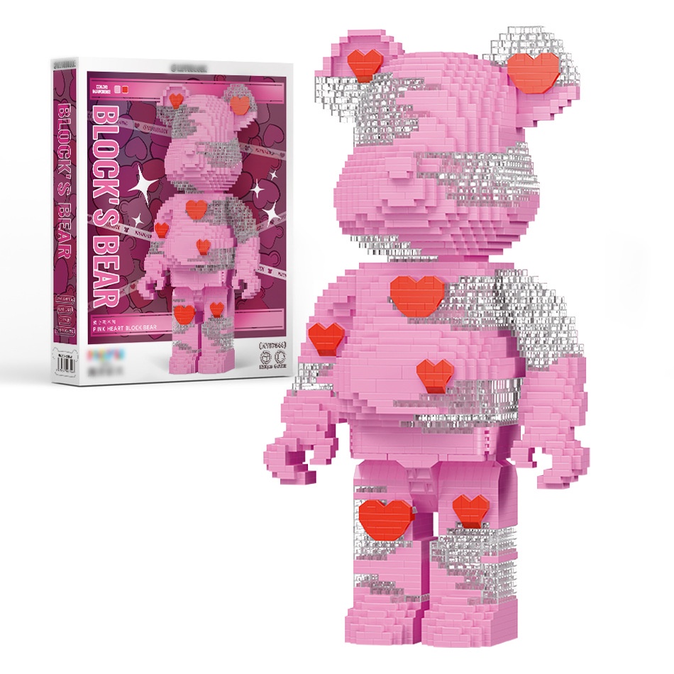 Bộ Đồ Chơi Lắp Ráp Hình Gấu Bạo Lực Độc Đáo