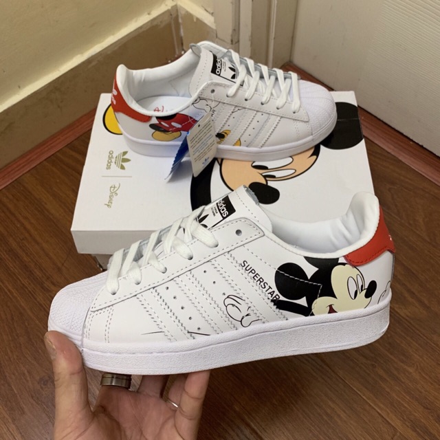 Giày thể thao mickey nam nữ mũi sò cao cấp (free ship) | BigBuy360 - bigbuy360.vn