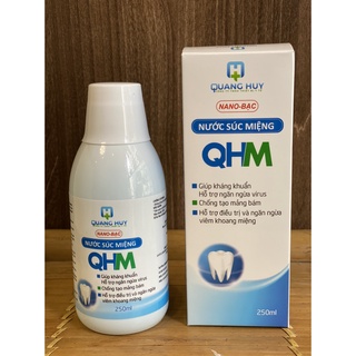 Nước súc miệng QHM Nano bạc