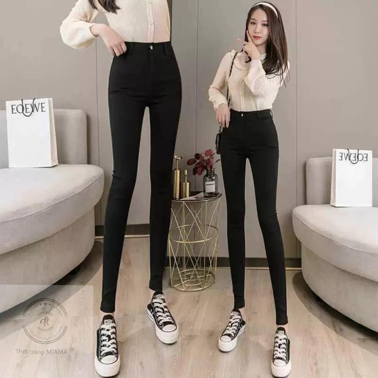 HOT ►✲Quần legging nữ cạp cao khóa kéo nâng mông dáng dài chất vải Umi hàn - tregging công sở ống bó ôm mặc đi học làm !