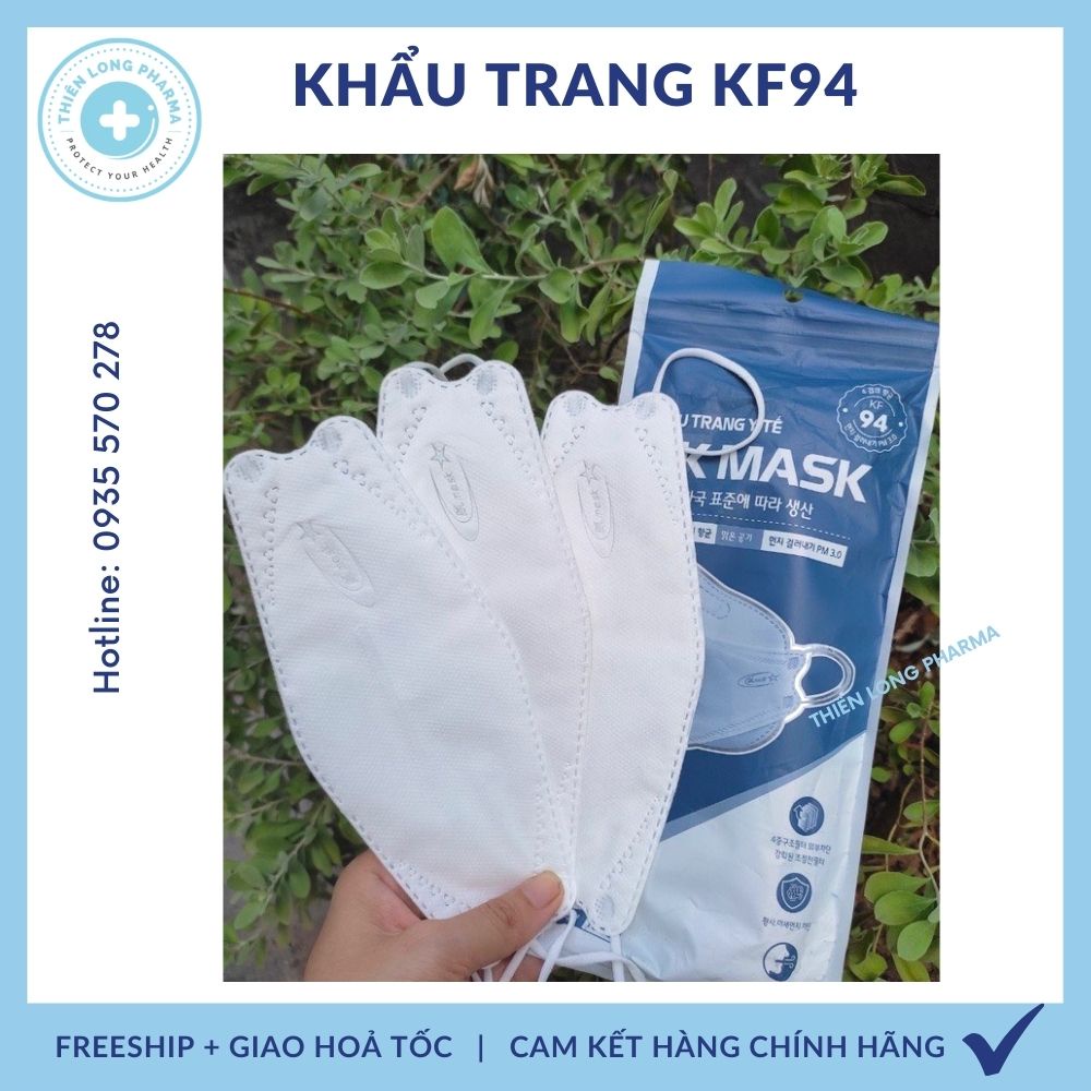 [SET 50 CÁI] Khẩu trang KF94 UNI MASK 4 lớp kháng khuẩn, kiểu dáng 4D Hàn Quốc hàng chính hãng chống bụi mịn