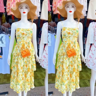 [ảnh thật] ĐẦM MAXI 2S HOA DẬP LY 3 TẦNG