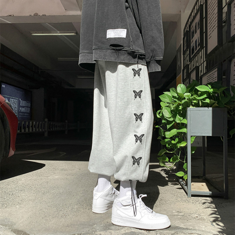 Quần Jogger Họa Tiết Bướm Thời Trang Unisex | BigBuy360 - bigbuy360.vn