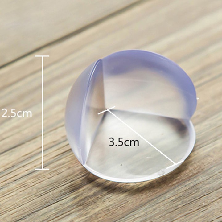 Bộ 10 Nút Silicone Bọc Góc Bàn - Nút Bọc Cạnh Bàn Bằng Silicone Cao Cấp