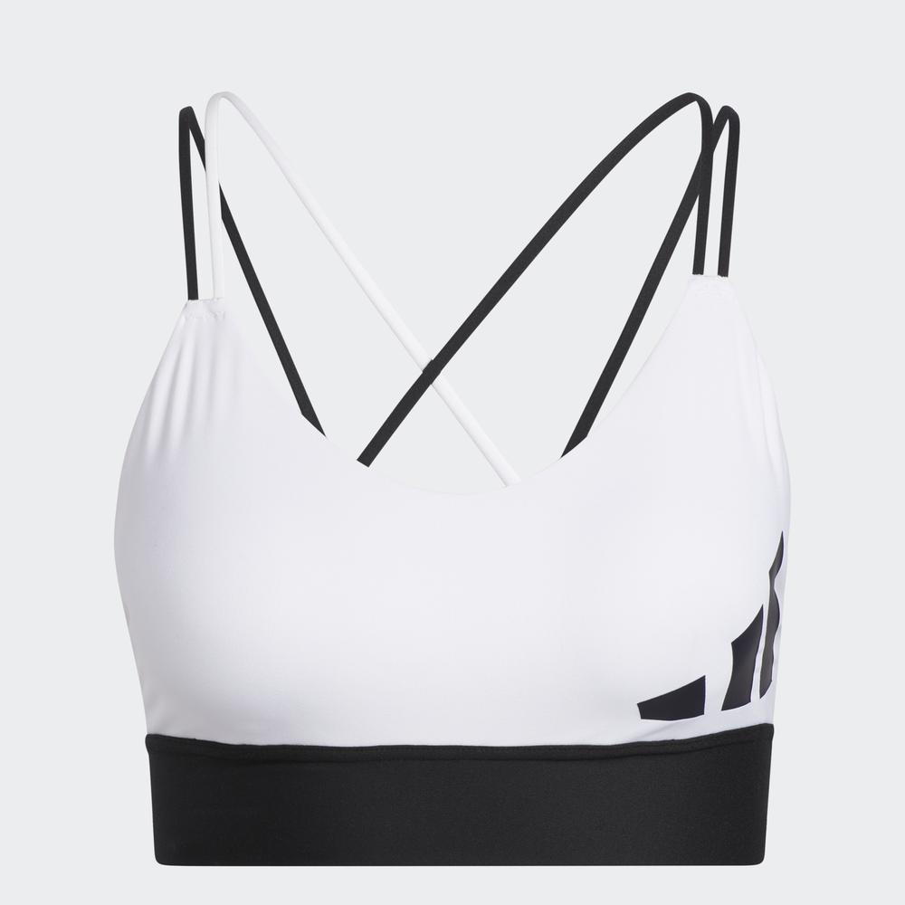 Áo Ngực Thể Thao adidas TRAINING Nữ Áo Bra Tập Luyện Light Support All Me Màu trắng GR8208