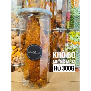 Khô bò miếng mềm 300g hủ pet cao cấp - chang’s food