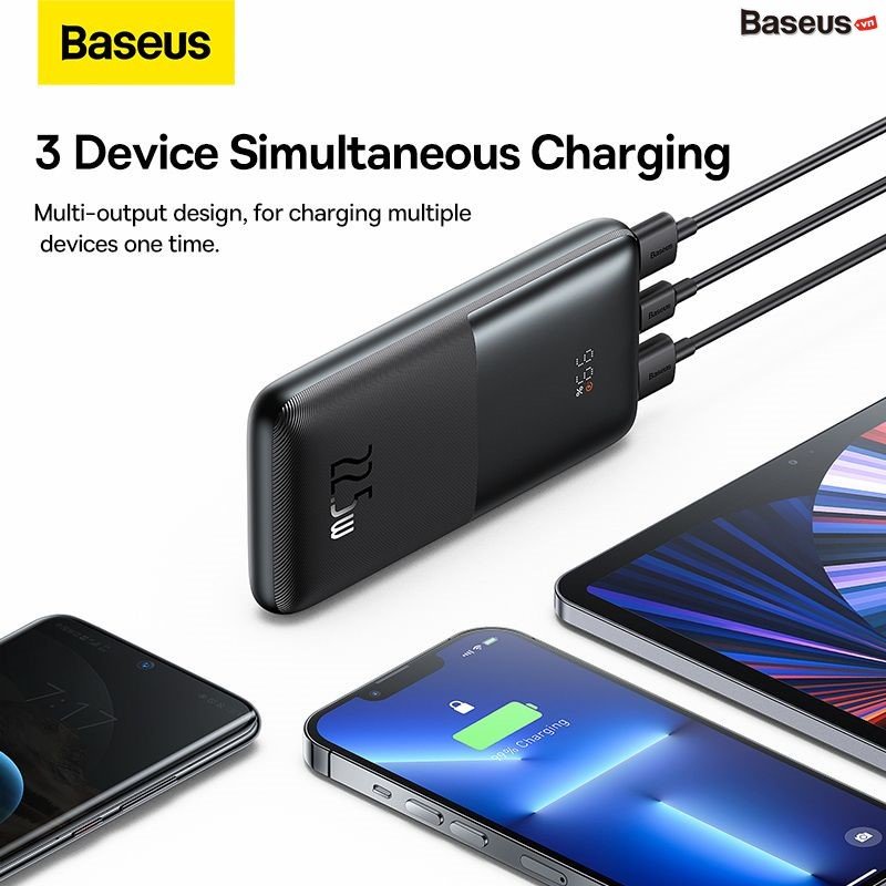 Pin Dự Phòng Sạc Nhanh Thế Hệ Mới Baseus Bipow Pro Digital Display Fast Charge Power Bank