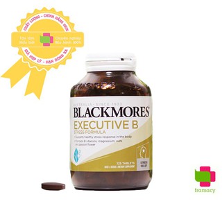 Viên uống Blackmores Executive B Stress Formula, Úc (125v) giảm stress, an thần cho người trên 18 tuổi