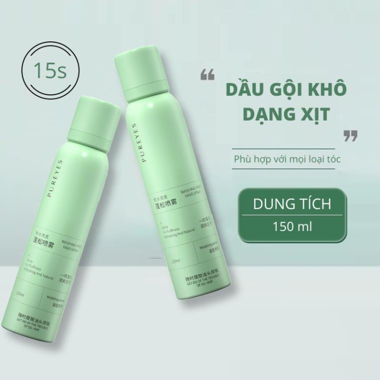 Dầu Gội Khô Dạng Xịt Spes Modelling Senies 150ml Nhanh Trong 15 Phút - HANA