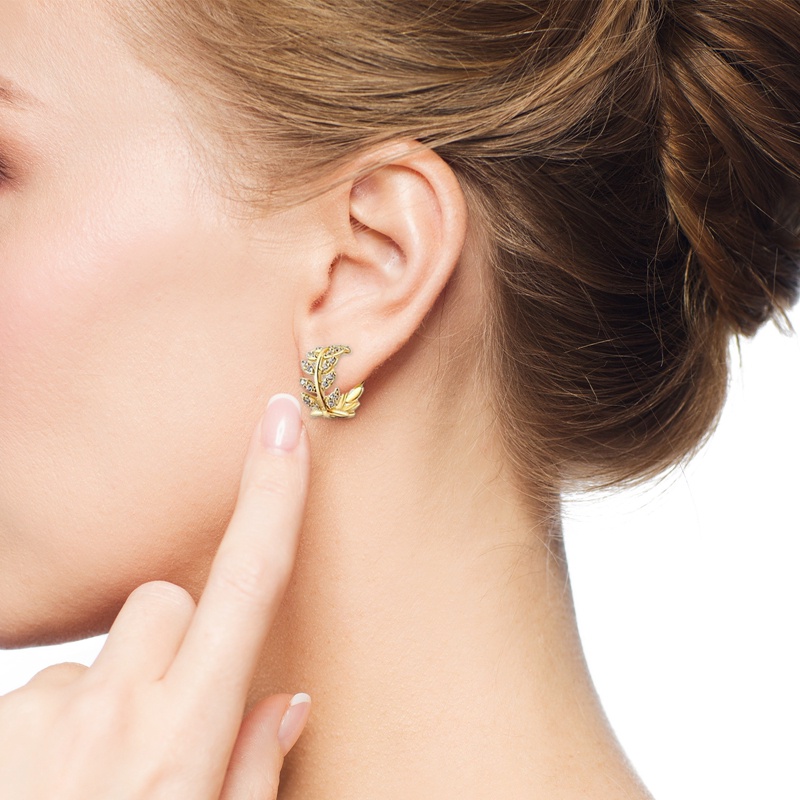 Khuyên Tai Tròn Vàng 24k Mới