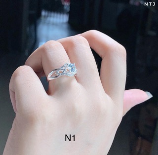 NHẪN BẠC NỮ BẠC TA CAO CẤP 925 NHẪN KIỂU MINI