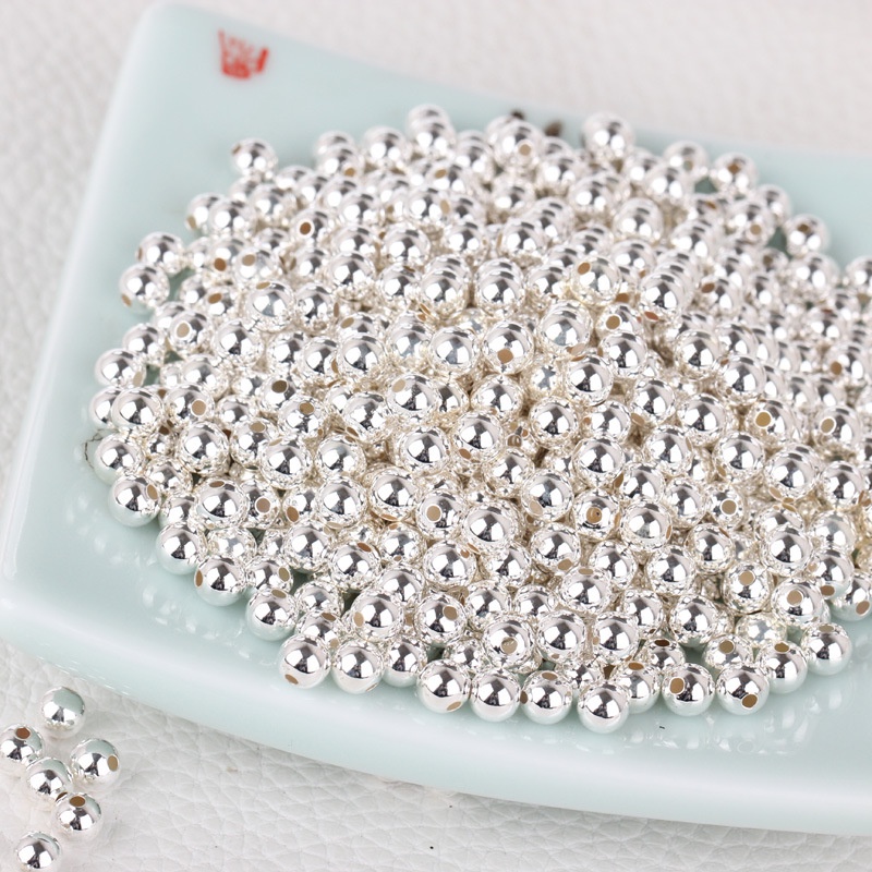 ✅ GIÁ BÁN SỈ ✅ Bạc chuẩn: 50 viên bi bạc 2mm - Hàng chuẩn - đẹp, TH398
