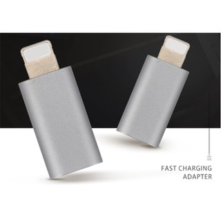 Đầu chuyển đổi chân Micro usb sang chân Iphone MN201 (Bạc)
