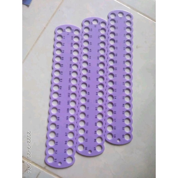 vỉ nhựa số 3c có 111 số thứ tự