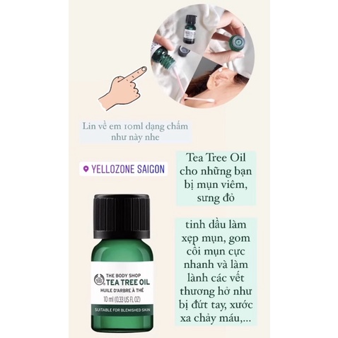 Tea Tree The Body Shop Chấm Mụn [Nhập Mỹ]