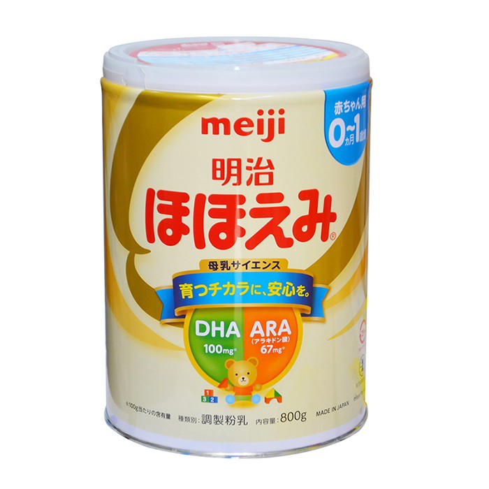 [DATE: 10/2022] Sữa Meiji Nội Địa Nhật lon số 0 và số 9 800g