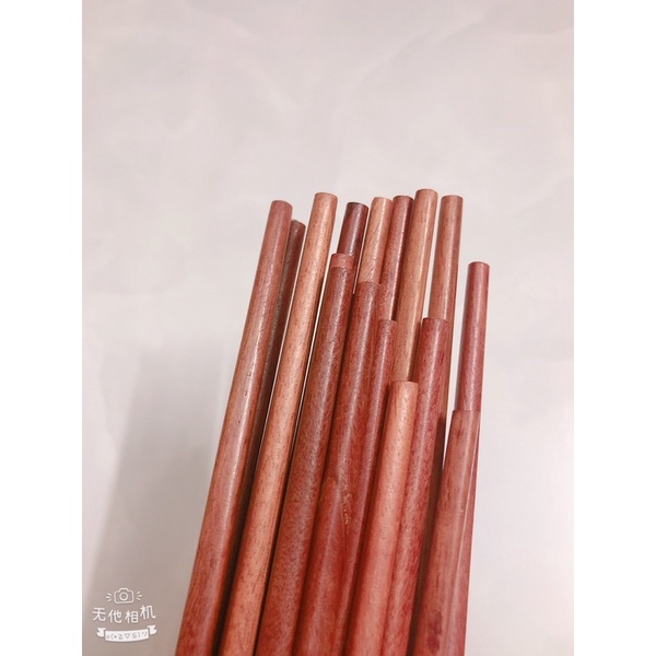 Bộ 10 đôi đũa gỗ Căm Xe không cong vênh chống trơn tuột