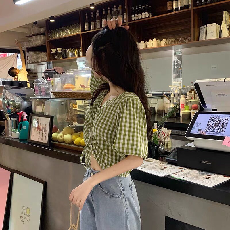 [FREESHIP-MẪU HOT 2020] Áo bánh bèo croptop kiểu nữ tiểu thư đẹp tay ngắn cổ tim sang chảnh thời trang 2020 | BigBuy360 - bigbuy360.vn